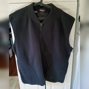Sierra Sport Black Zip-Up Vest W/Pockets